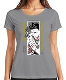 Kimetsu no Yaiba Gyomei Himejima Hashira - Cuentas de oración regalo para mujer, gris, L