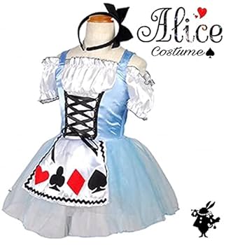 ディズニーランド 不思議の国のアリス ドレス 110cm 新品。ディズニーランド 不思議の国のアリス ドレス DOLK