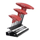 MichaelPro MP001043 8-Piece T-Handle Ball End Allen Wrench Set, Hex Keys Set with Convenient Storage