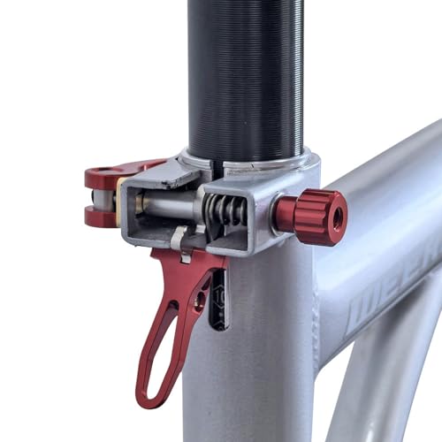 Collier de serrage de selle à libération rapide en alliage d'aluminium pour vélo pliant