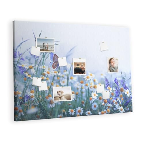 Panneau de liège horizontal 140x100 cm avec cadre en bois pour bureau