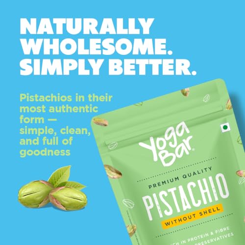 Image of Yoga Bar Premium Pista Without Shell 100g | High in Protein & Fibre | Gluten-Free, Vegan, Keto-Friendly | No Preservatives | Ethically Sourced | Ready to Eat Snack