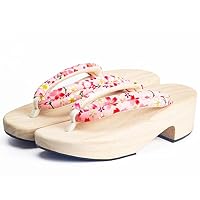 Sandali Giapponesi Geta In Legno Per Donna – Zoccoli Tradizionali Infradito, Per Kimono, Casa E Spiaggia (Standard)