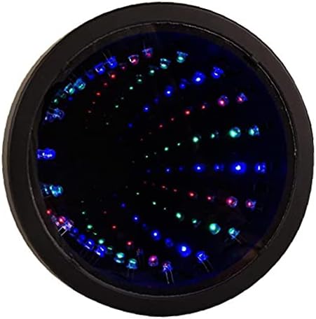 Hainice SIM6 Infinity Mirror Tunnel Lamp LED Lighting Sensory Mirror Visual Illusion Color Changing Light for Wall Hanging Party Decorations Gift
