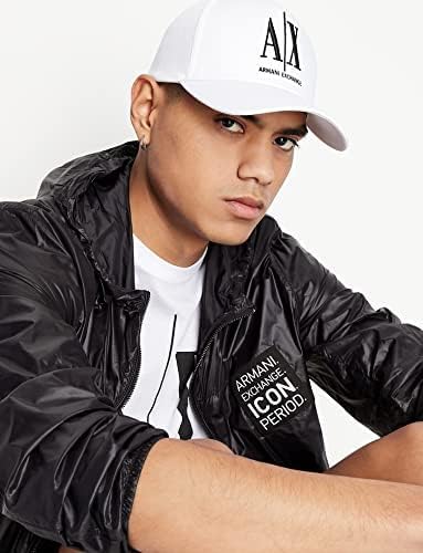 Armani Exchange Mens Baseball Hat with Embroidered Logo - Image 6