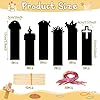JUNEBRUSHS 30Pcs Religious Crafts for Kids, Easter Rainbow Color Scratch Art Bookmarks Resurrection Cross Religious Gifts for Kids Sunday School Church Bible Crafts Kits #2