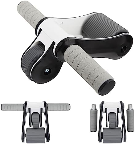 BTAMUD Ab Roller Wheel, Ab Roller for Core Workout, Men Women Strength Training Exercise Wheels Equipment for Core Abdominal, Foldable & Removable Abdominal Wheel with Knee Pad for Home Gym Fitness