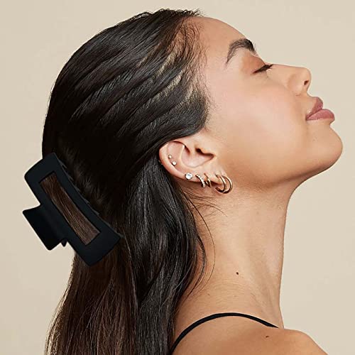Christian Gifts For Women, Gifts For Women - Birthday Gifts For Women, Rectangle Claw Clips And Flower Hair Clips, 6 Pack 4.1 Inch Large Hair Clips Claw Clips For Women Thin Thick Curly Hair #TOP5