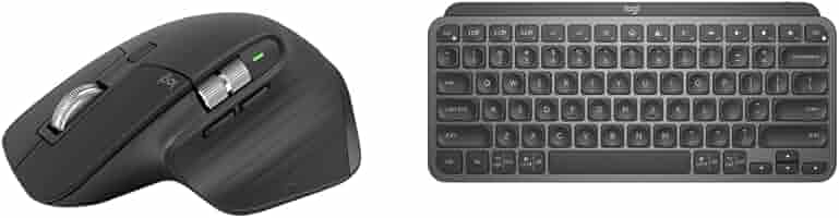 Logitech MX Master 3S Wireless Mouse + MX Keys Mini Compact