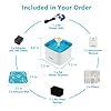 Dog Water Dispenser with 3 Replacement Filters