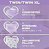 Intelligent Design Rosalie Overfilled Down Alternative Hypoallergenic All Season Bedding-Set, Twin/Twin XL, Purple/Silver #5