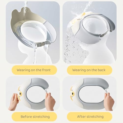 Image of Haus & Kinder Bubbles Baby Bathing Kit (Set of 3) | Rinse Cup, Adjustable Shower Cap & Silicone Shampoo Brush for Newborns & Infants (0-12 Months)