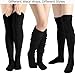 Women's Cable Knitted Boot Socks,Warm Thickened Long Thigh High Socks,Fashion Winter Long Over Knee Leg Chunky Stockings