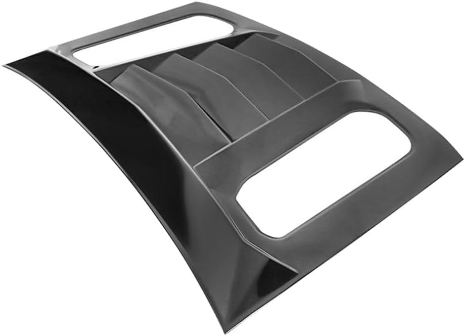 V2 Gloss Black Rear Window Louver Sun Shade Cover ABS Plastic for Chevy for Camaro 2016-2023 1pc Painted Wdlr CC16IKV2