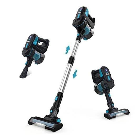 INSE Cordless Vacuum Cleaner, Lightweight Cordless Stick Vacuum Up to 40min Runtime, Powerful 6-in-1 Cordless Vacuum with 2200m-Ah Rechargeable Battery, Quiet Hardwood Floor Vacuum for Pet Hair Home