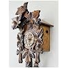 Eight Day Cuckoo Clock with Five Hand-Carved Maple Leaves and One Bird