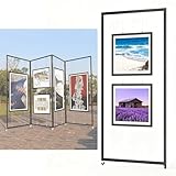 **Options d'affichage modulables** : Notre présentoir est conçu pour être facilement combiné à plusieurs chevalets, offrant ainsi un vaste espace d'exposition. Créez une présentation captivante en assemblant plusieurs unités pour des événements spéciaux, ce qui améliorera la visibilité et l'intérêt pour vos œuvres exposées.