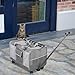 Fonowx Pet Carrier with Wheels,Pet Travel Carrier on Wheels,Detachable,Breathable,Rolling Carrier,Folding Travel Bag for Dogs Cats, Gray