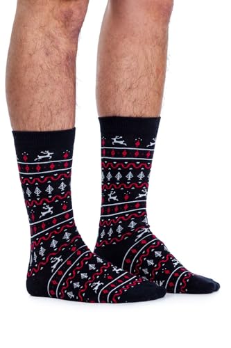 Image of Tipsy Elves Holiday Themed Socks for Men Fun and Festive Men's Socks for Valentines and More