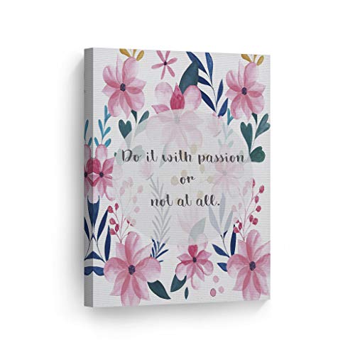 Smile Art Design Do It With Passion Or Not At All Quote Motivatio...