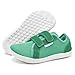 HOBIBEAR Kids Barefoot Shoes Minimalist | Zero Drop | Wide Width Fashion Sneaker Boys/Girls Toddler/Little/Big(A-Green, 13 Little Kid)