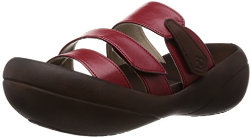 [リゲッタカヌー] サンダル CJBF-5137 メンズ ビッグフット つっかけ 3本ベルト 面テープ 調節 厚底 歩きやすい 履きやすい 疲れにくい コンフォート 日本製 レッド 24.0 cm~25.0 cm 3E