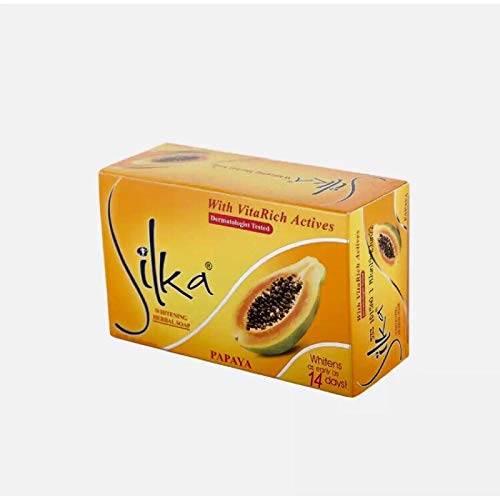 SILKA Whitening Papaya Soap Pack of 4 (4 x 135 g) : Amazon.in