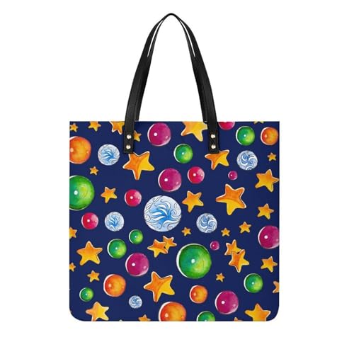 Sac de voyage perles étoiles colorées grand volume 39x39cm