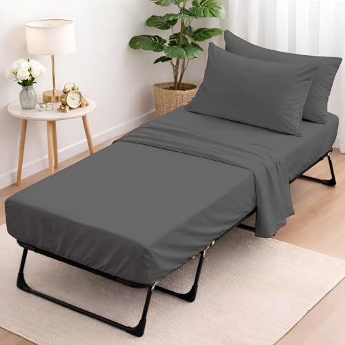 Cottington Lane 4 Piece Cot Sheets Set 30 x 75, Egyptian
