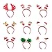Produktbild Frcolor Weihnachts-Haarreifen, 9 Stück