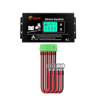 MAZAVA Battery Equalizer HX02 LCD Display 4S 12V/24V/36V/48V Connect Voltage Active Balancer for Lead Acid Batteries