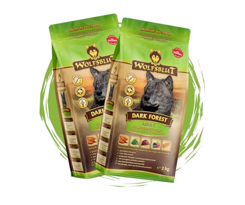 Wolfsblut Hund Adult | Trockenfutter | Multi Bundle | Mix Paket | Sparpaket | 2 x 2 kg | Verschiedene Sorten (2 x 2 KG, Dark Forest)