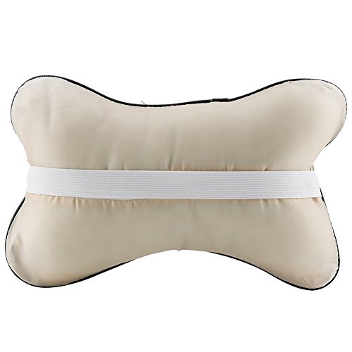 Almohada de apoyo para auto Jeanoko de cuero artificial miniatura 4