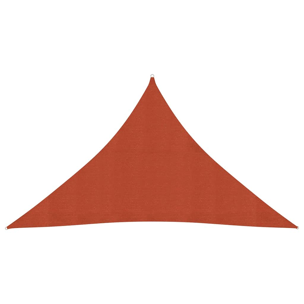 Zadaszenie do ogrodu, werandy, pergoli, trawnika, ogrodu, basenu, plaży, tarasu, parku i wiaty, żagiel przeciwsłoneczny 160 g/m², terakotowy tarot, 3,5 x 3,5 x 4,9 m HDPE