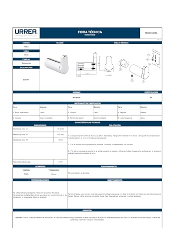 Comparativas de Accesorios para baño urrea los 7 más buscados. 18 Comparativas de Accesorios para baño urrea los 7 más buscados. 18