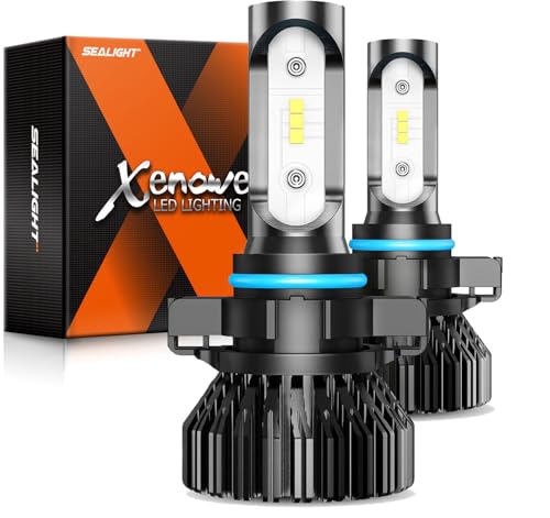 SEALIGHT 5202 LED Fog Light Bulbs, 14000Lumens 600% Brighter 6500K Cool White,...