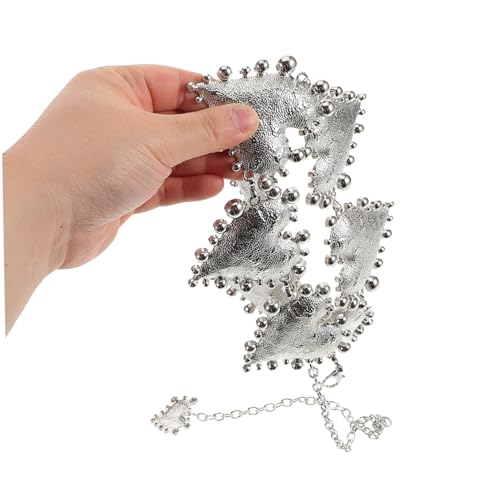 Elegant Women Waist Chain Belt Oversized Heart Design Body Jewelry for Parties Dates Fashionable Decorative Belt for Dresses and Outfits4