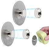 seifenhalter magnet amazon 【Edelstahlmaterial Seifenhalter】Edelstahl Magnetseifenhalter Ohne Bohren besteht aus Edelstahl 303, ist gut korrosionsbeständig, robust und langlebig und seifenhalter magnet eignet sich perfekt zum Anbringen der Halterung am Waschbecken, Magnetischer Seifenhalter hält das Badezimmer sauber und ordentlich und spart Platz.