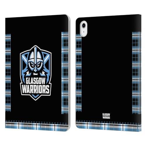 Carcasa Glasgow Warriors iPad Air elegante funda de cuero tipo libro