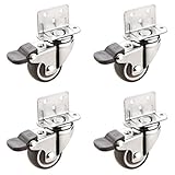 ★ Praktikabilität. Unsere Rollen können verwendet werden, um eine Vielzahl von defekten, beschädigten oder schwer zu bedienenden Haushaltsgeräten und Möbelrädern zu ersetzen. Sorgen Sie für Stabilität und hervorragende Tragfähigkeit.