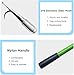 Katzowen 3/2 /1 M Long Portable Rescue Poles with Removable Stainless Steel Hook, ﻿ Green Push Pole for Boat, Life Raft/Boat/Yacht/Motorboat/Pool Water Salvage Tools(2m/6.5ft)