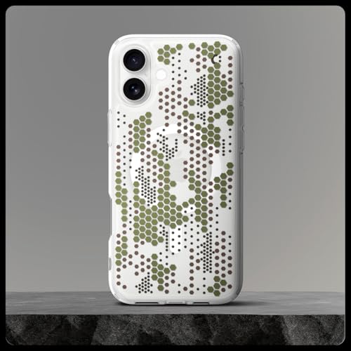 Image of Spigen Ultra Hybrid MagFit designed for iPhone 16 Plus case cover [MagSafe compatible] (2024) - Digital Camo