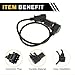 VekAuto 1 Pc No.021906433 Crankshaft Position Sensor for Volkswagen Golf MK3 2.8 VR6 1992-1999 Sturdy Car Engine Crank CKP Sensor