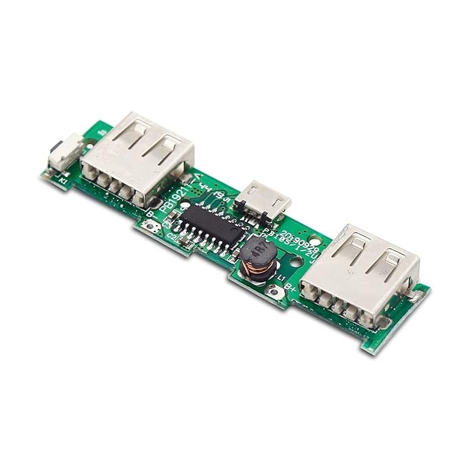 SP Electron 2USB Power Bank Charging Module Circuit Board - DC-DC Step Up Boost Power Supply Module - 5V 1A (2 USB) (B0CTXPD3WB) Amazon Price History, Amazon Price Tracker