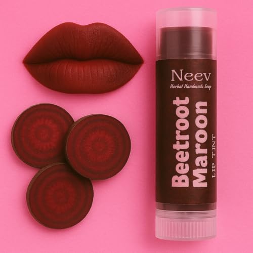 Image of Neev Herbal Lip & Cheek Tint � Maroon | 100% Organic, Nourishing & Chemical-Free Beauty Essential for women
