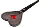 Strict Leather Heart Tip Leather and Rubber Riding Crop