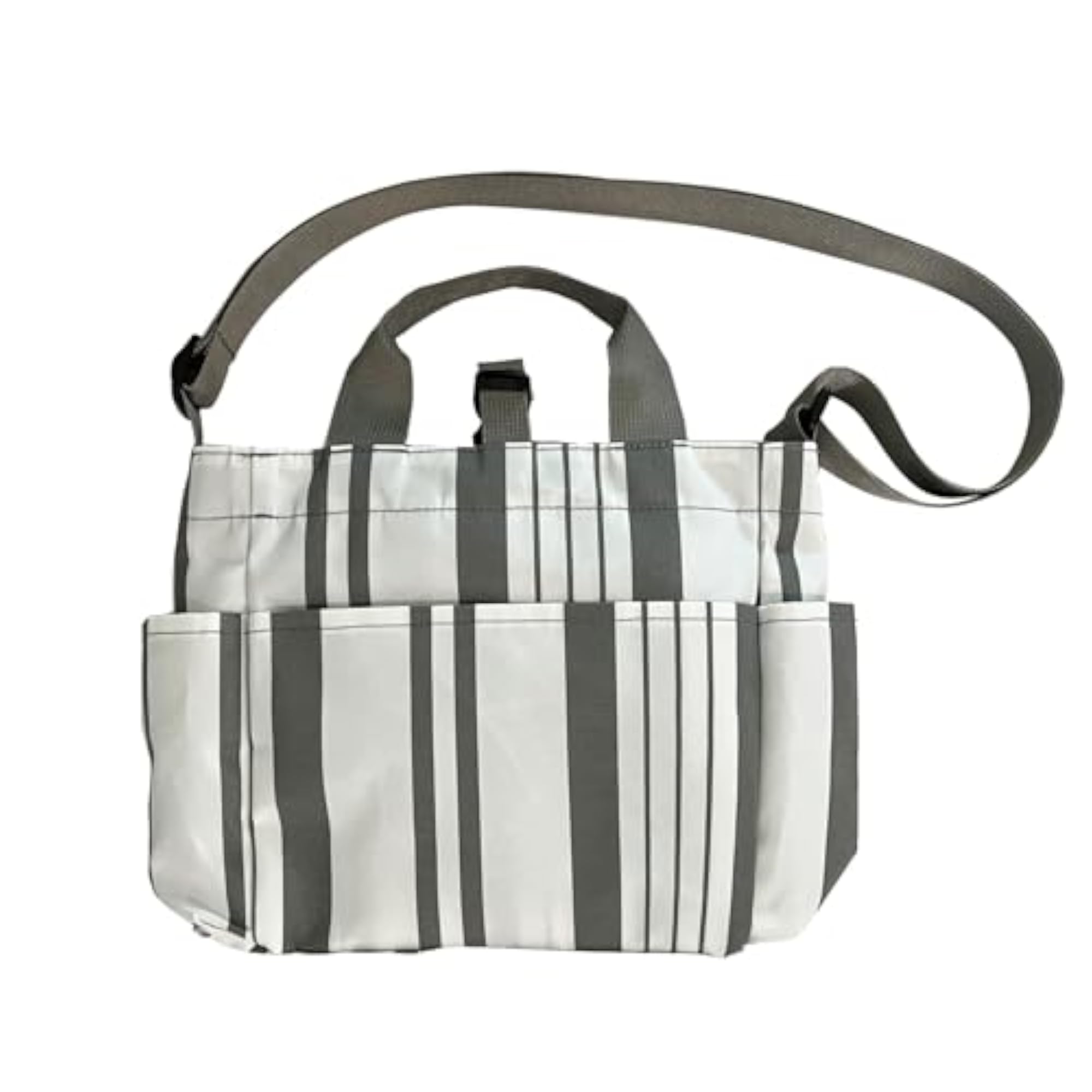 Dog Buddy Grey Stripe Tote Bag, Lightweight