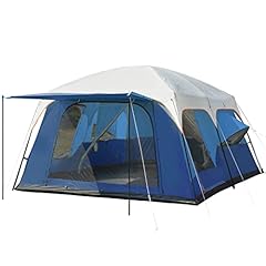 Dark Blue-12 Person-2 Bay Windows