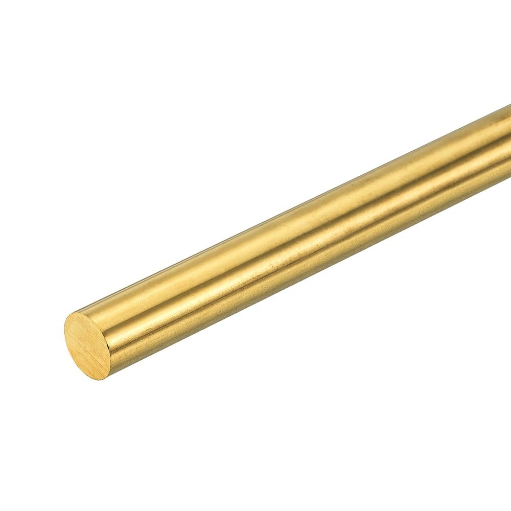 1 Barra di Ottone, Lunghezza 200 Mm. Adatta for Alberi di Supporto Corti, Diametro 15 Mm/18 Mm/20 Mm/25 Mm/30 Mm E Funzione di Saldatura.(Diameter20mm)
