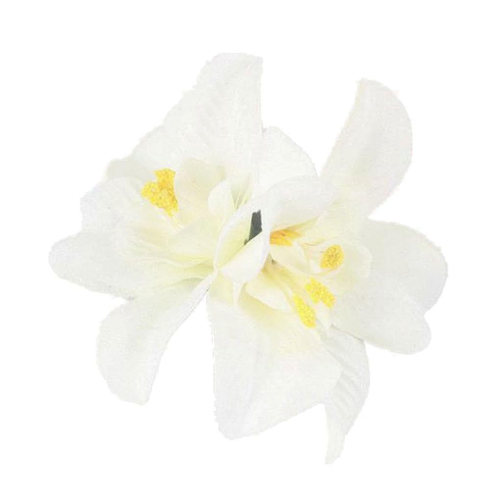 Pinza para el pelo de tela con flores para mujer, elegante clip lateral de tela, accesorios para el cabello, pasadores para cola de caballo